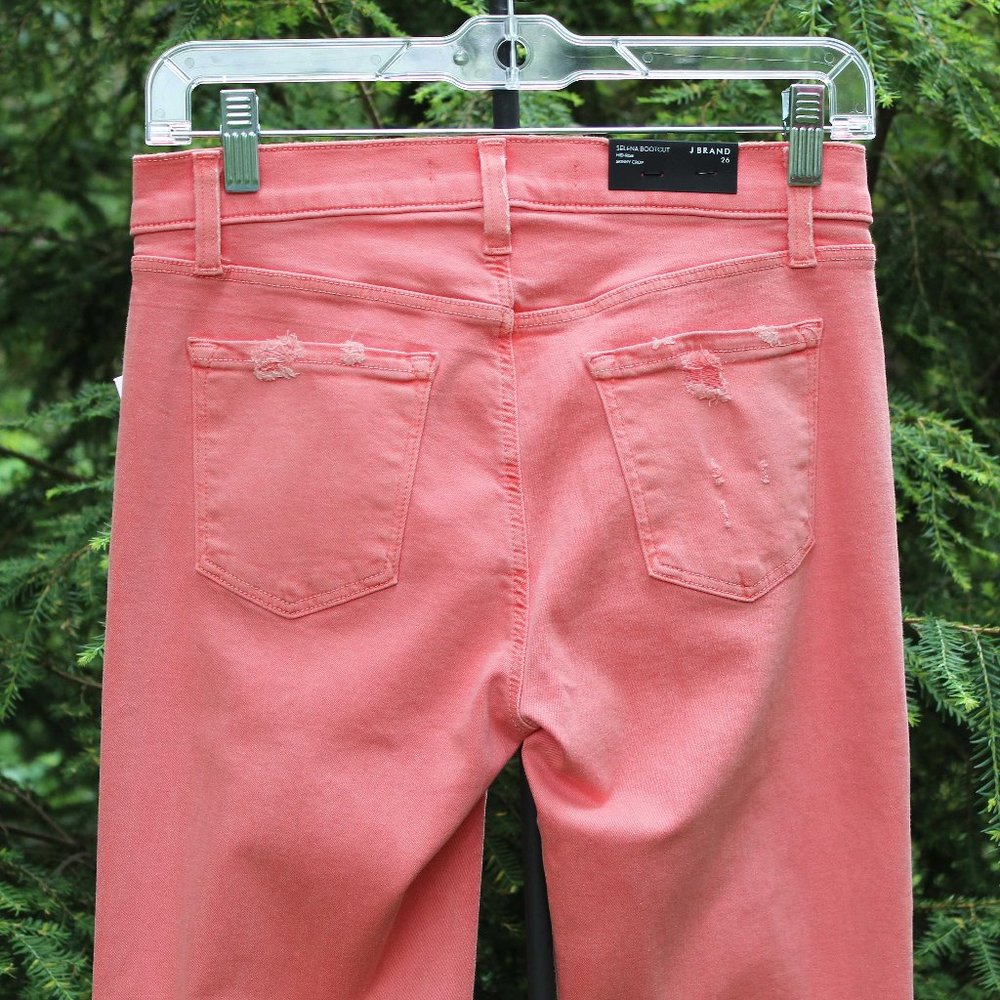 J Brand Sz-27 Selena Distressed Bootcut Crop Jeans  NWT - Picture 4 of 7